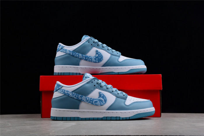 nike dunk low blue paisley dh4401-101