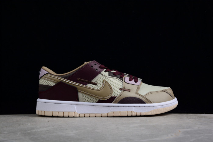 nike dunk low scrap latte dh7450-100