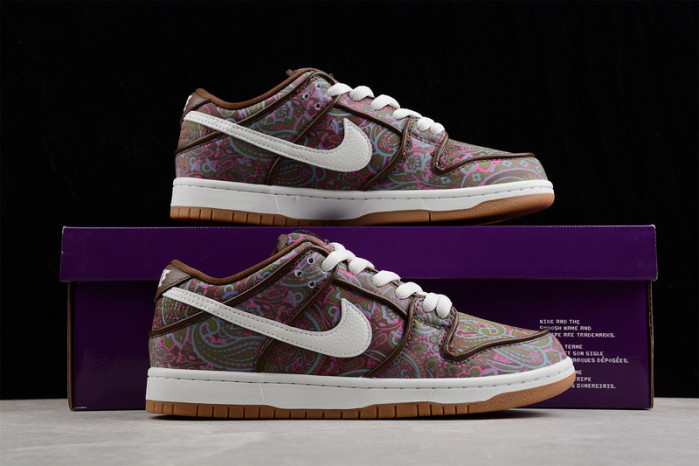 nike sb dunk low pro paisley brown dh7534-200