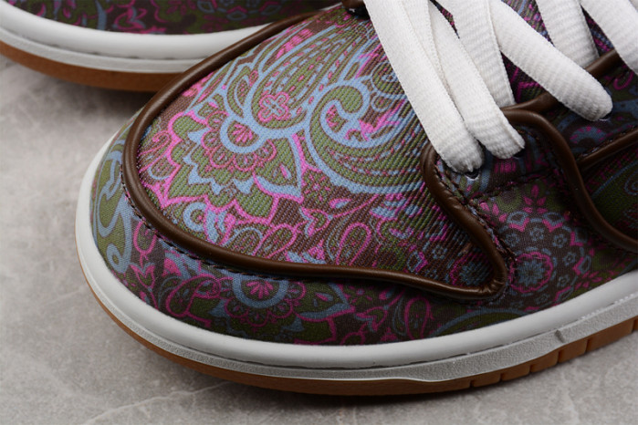 nike sb dunk low pro paisley brown dh7534-200