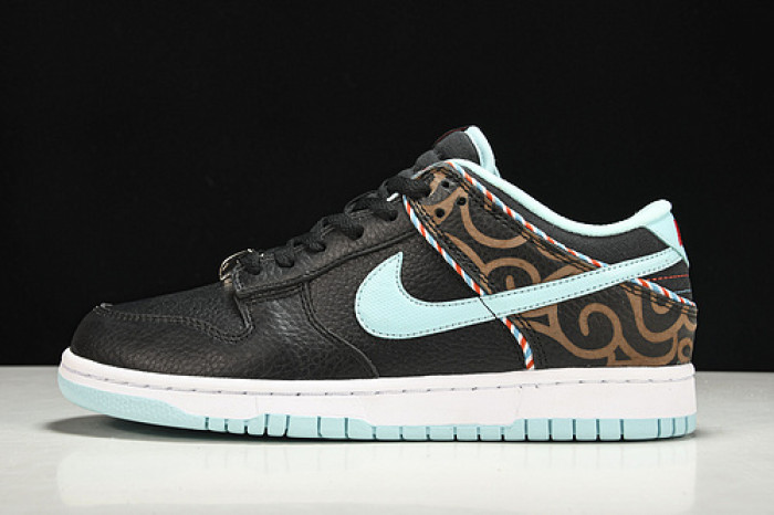 nike dunk low barbershop black dh7614-001