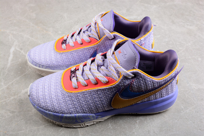 nike lebron 20 violet frost dj5422-500