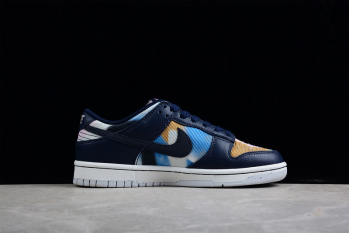 nike dunk low graffiti navy - dm0108-400