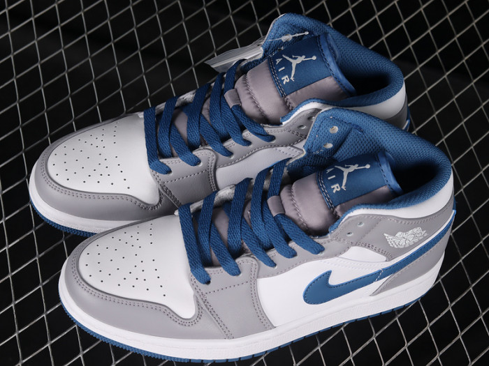 jordan 1 mid true blue cement - dq8423-014