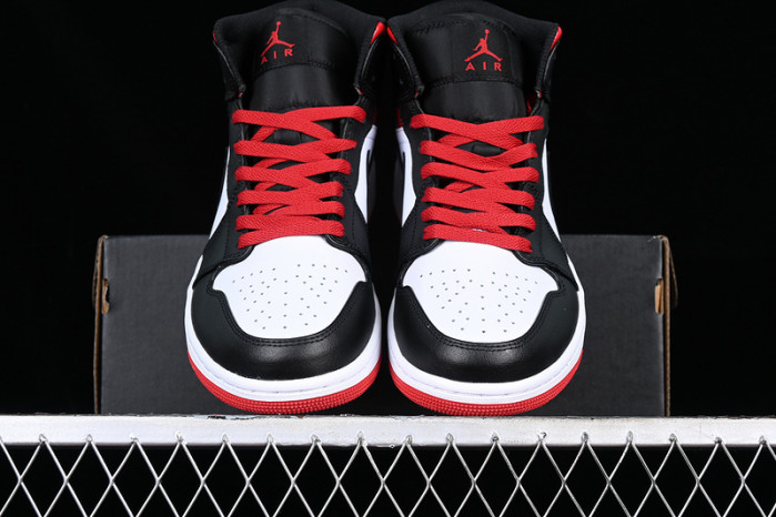 air jordan 1 mid gym red black toe - dq8426-106