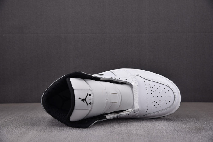 air jordan 1 mid white black dq8426-132