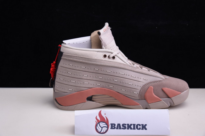 clot x air jordan 14 low sepia stone dc9857-200