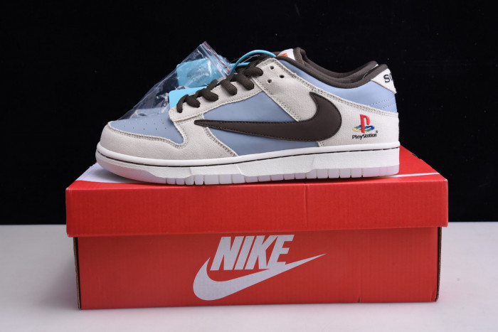 travis scott x playstation x nk sb dunk low cu1726-800
