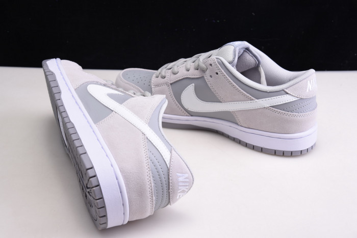 nike sb dunk low summit white wolf grey - ar0778-110