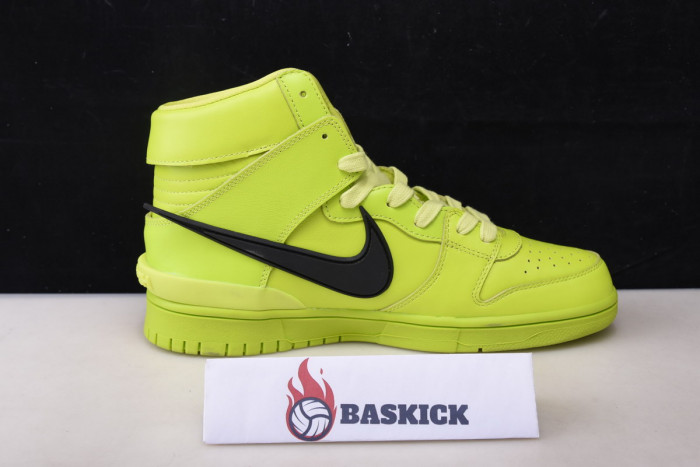 nike dunk high x ambush flash lime - cu7544-300