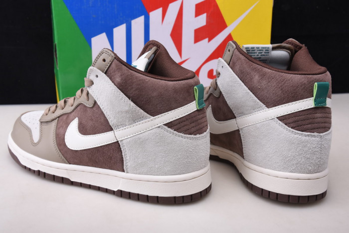 nike dunk high light chocolate - dh5348-100