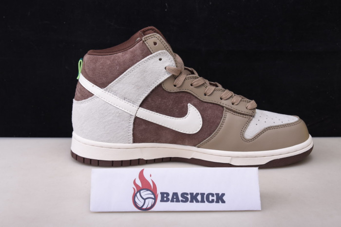 nike dunk high light chocolate - dh5348-100