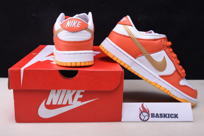 nike dunk low golden orange dq4690-800