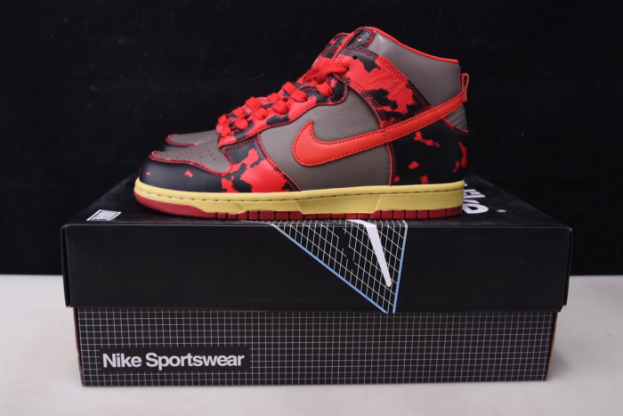 nike dunk high 1985 red acid wash dd9404-600