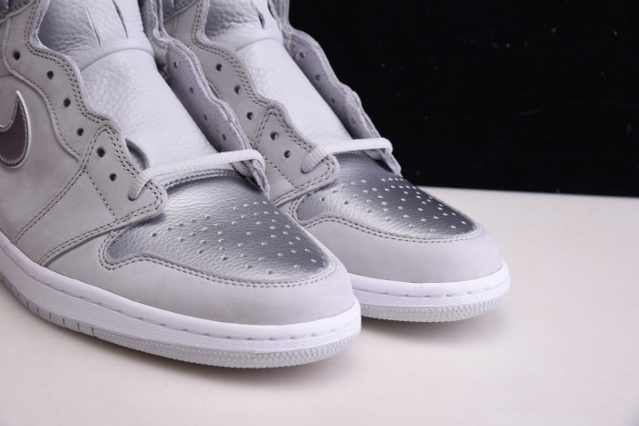 air jordan 1 japan neutral grey metallic silver dc1788-029 (with special box)