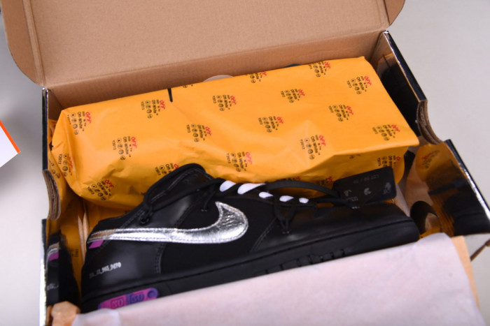 ofw x nike dunk low the 50 of 50 black dm1602-001