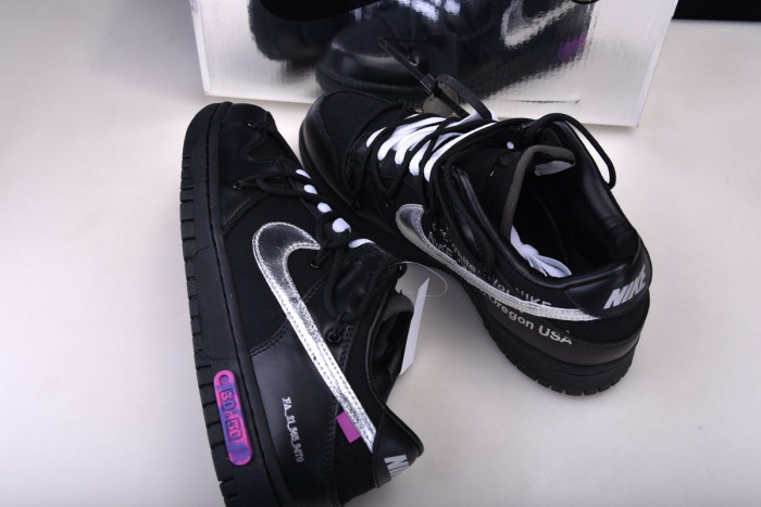 ofw x nike dunk low the 50 of 50 black dm1602-001