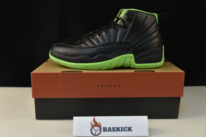air jordan xii “black/neon green”