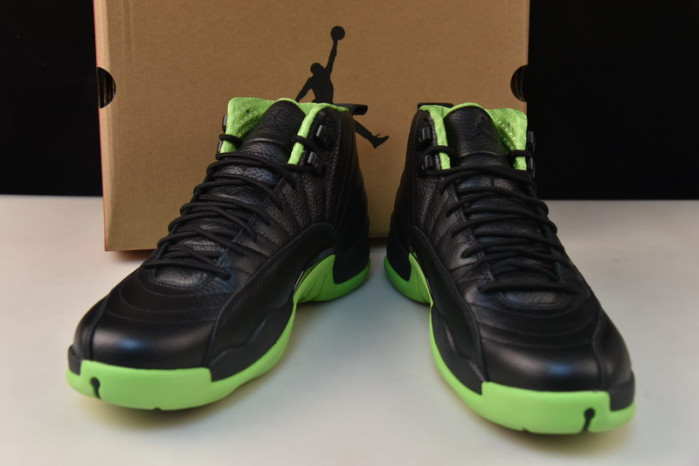 air jordan xii “black/neon green”