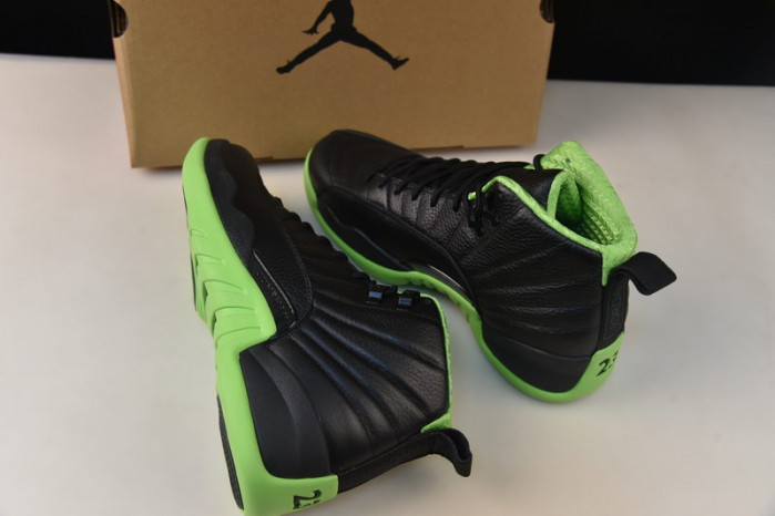 air jordan xii “black/neon green”