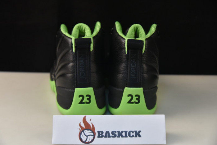 air jordan xii “black/neon green”