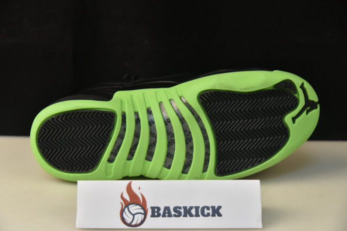 air jordan xii “black/neon green”