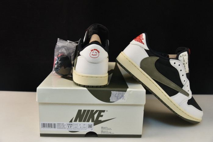 travis scott x air jordan 1 low og olive dz4137-106