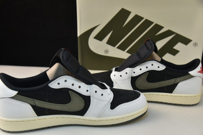 travis scott x air jordan 1 low og olive dz4137-106
