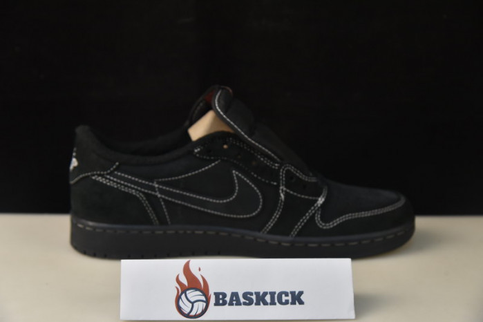 travis scott x air jordan 1 low “black phantom” dm7866-001