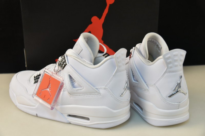 air jordan 4 retro “pure money” white mens 308497-100