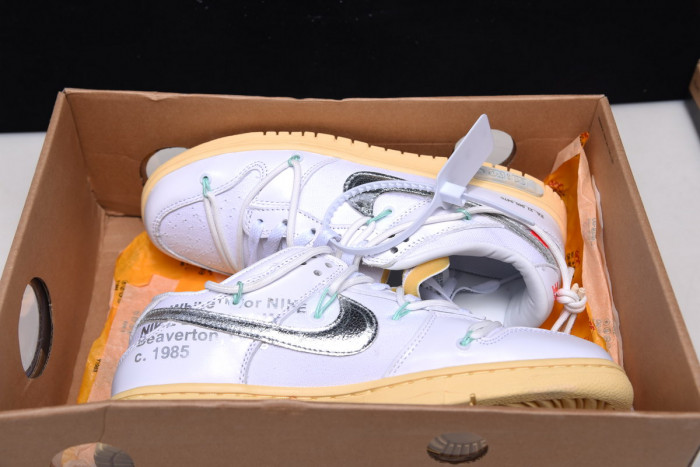 ofw nike dunk low the 01 of 50 white dm1602-127