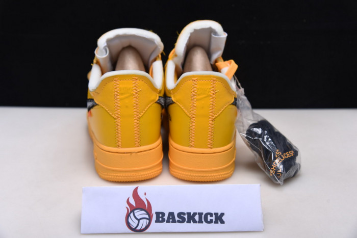 ofw x nike air force 1 low “university gold” dd1876-700