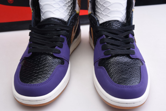 union x air jordan 1 high og black purple gold “mamba” 555088-171