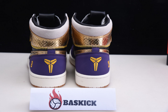 union x air jordan 1 high og black purple gold “mamba” 555088-171