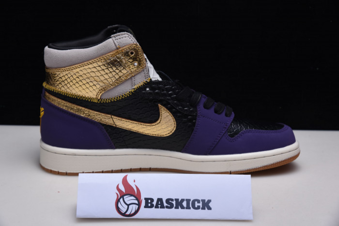 union x air jordan 1 high og black purple gold “mamba” 555088-171