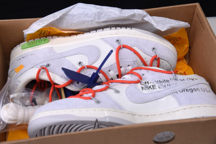 nike dunk low ofw lot 13 of 50 dj0950-110