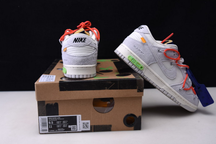 nike dunk low ofw lot 13 of 50 dj0950-110