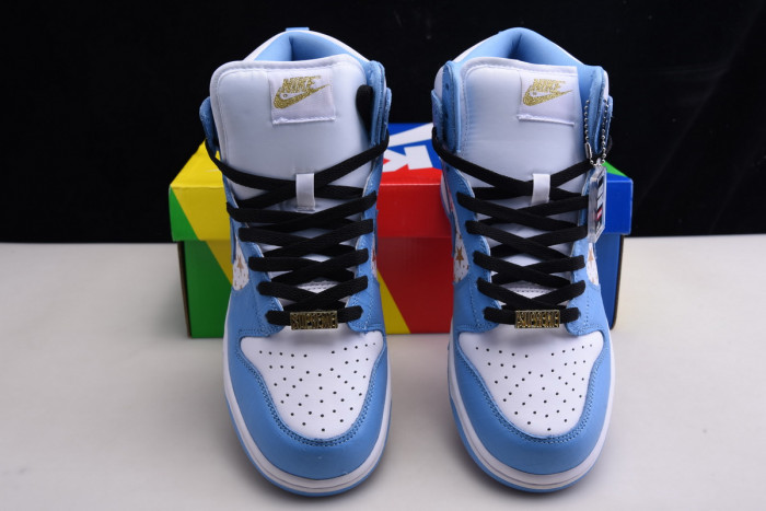 nike dunk high pro sb blue stars 307385-141