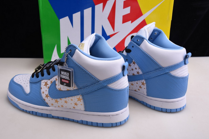 nike dunk high pro sb blue stars 307385-141
