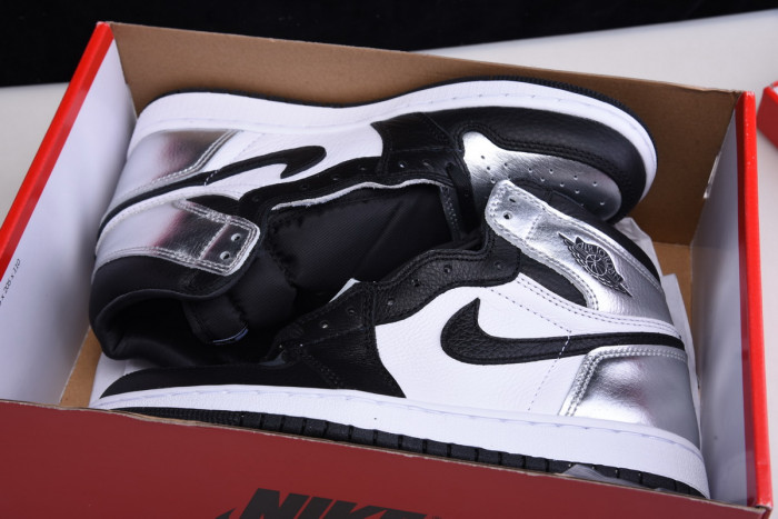 air jordan 1 high og wmns “silver toe” (red box) cd0461-001