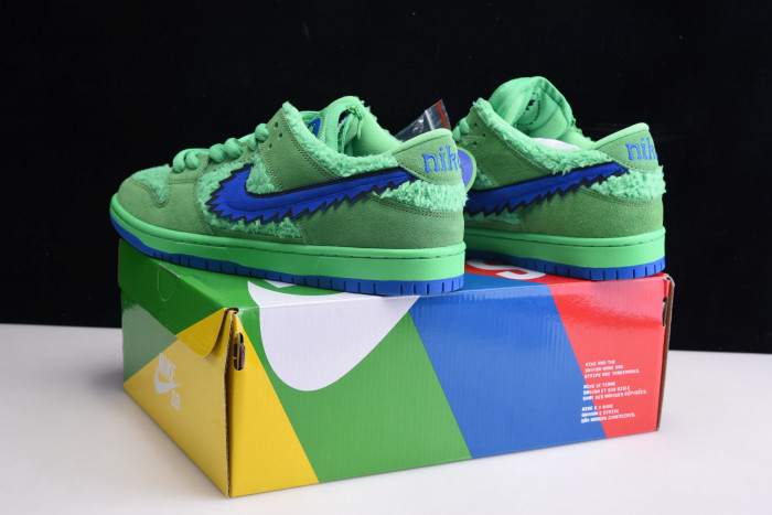 nike sb dunk low grateful dead bears green - cj5378-300