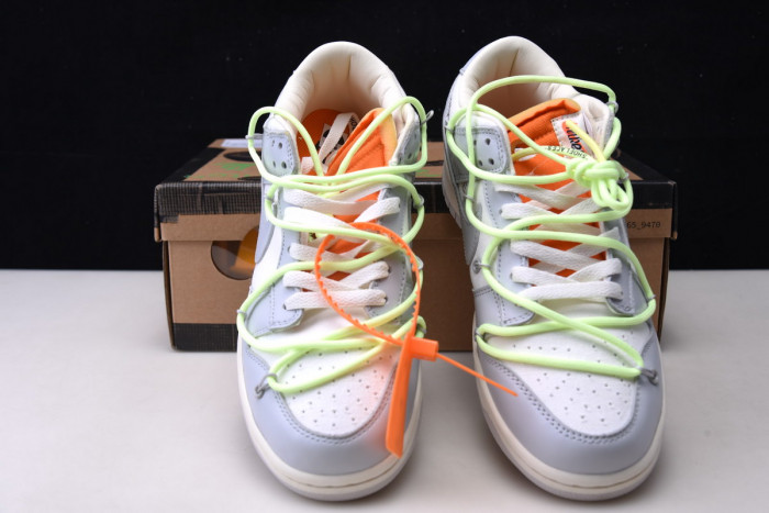 nike dunk low ofw lot 43 dm1602-128