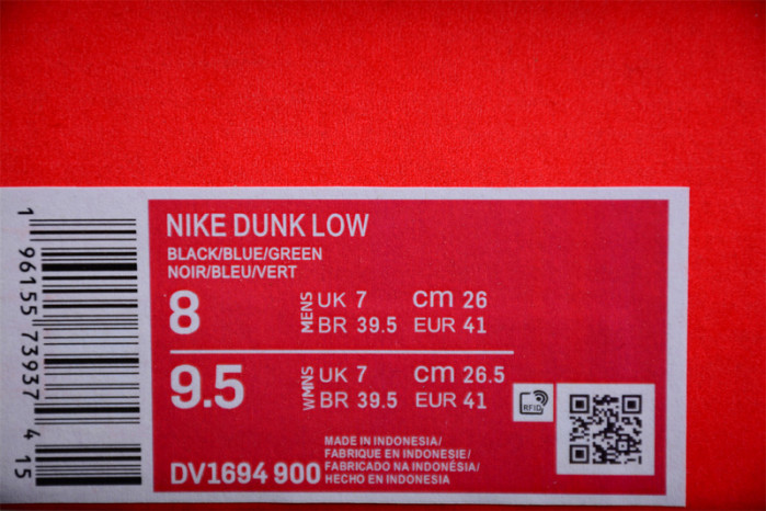 nike dunk low gs "acid wash" dv1694-900