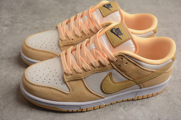 nike dunk low celestial gold suede dv7411-200