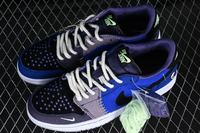 zion williamson x air jordan 1 low og "voodoo" dz7292-420