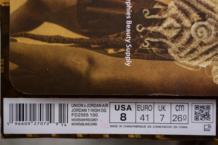 the union x air jordan 1 high og “woven” fd2565-100