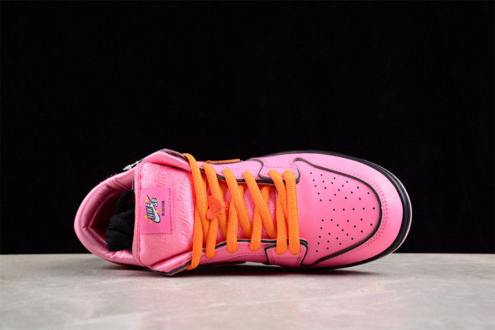 powerpuff girls x nike sb dunk low pro "blossom" fd2631-600