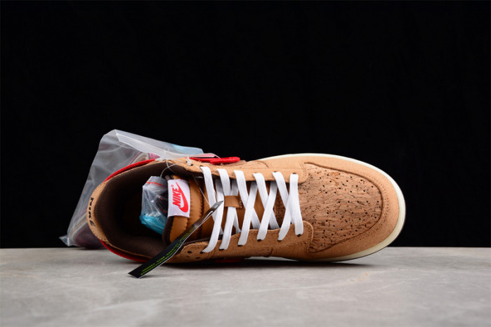 clot x nike dunk low "cork" fn0317-121