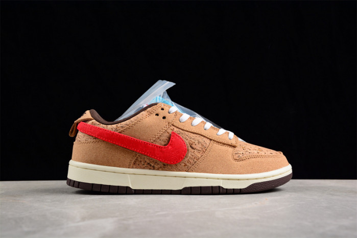 clot x nike dunk low "cork" fn0317-121