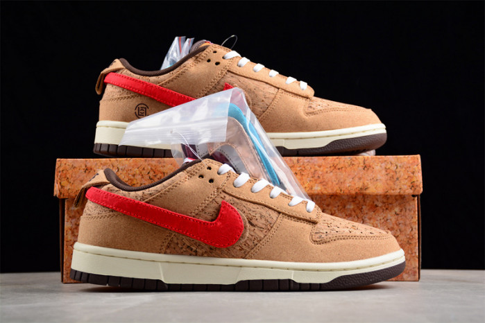 clot x nike dunk low "cork" fn0317-121
